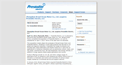 Desktop Screenshot of news.prestolite.com